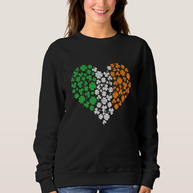 Moletom Irish Heart St Patricks Day (Frente)