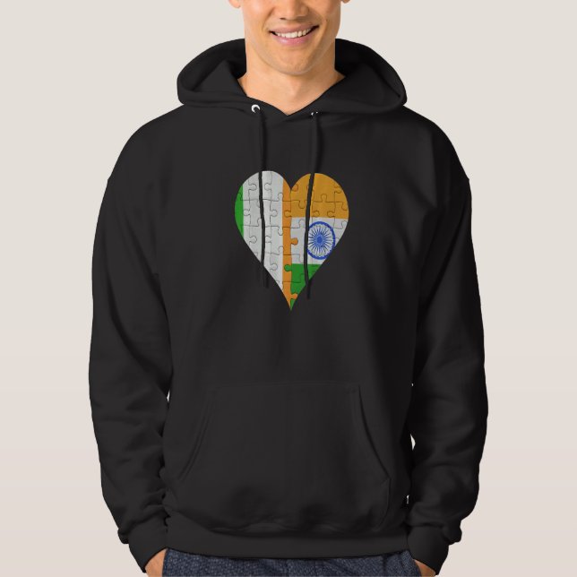 Moletom Irish Indian Flag Heart (Frente)