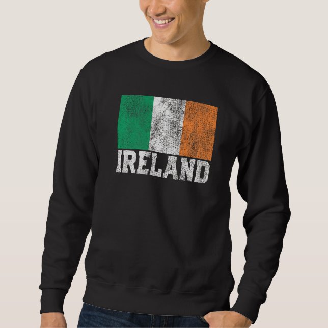 Moletom Irish Ireland Flag Pride Roots Country Rua Patrick (Frente)
