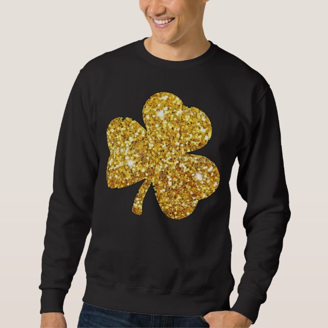 Moletom Irish Shamrock  Green C St Patrick s Day (Frente)