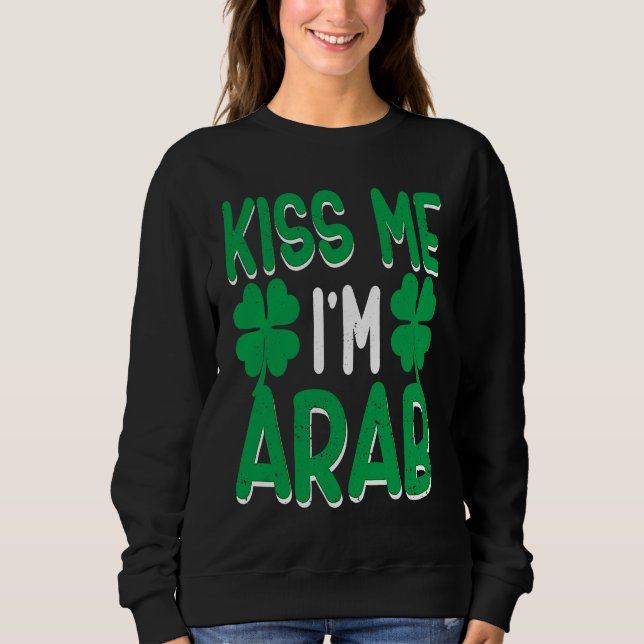 Moletom Irish Shamrock St Patricks Day Drinking UAE Kiss M (Frente)