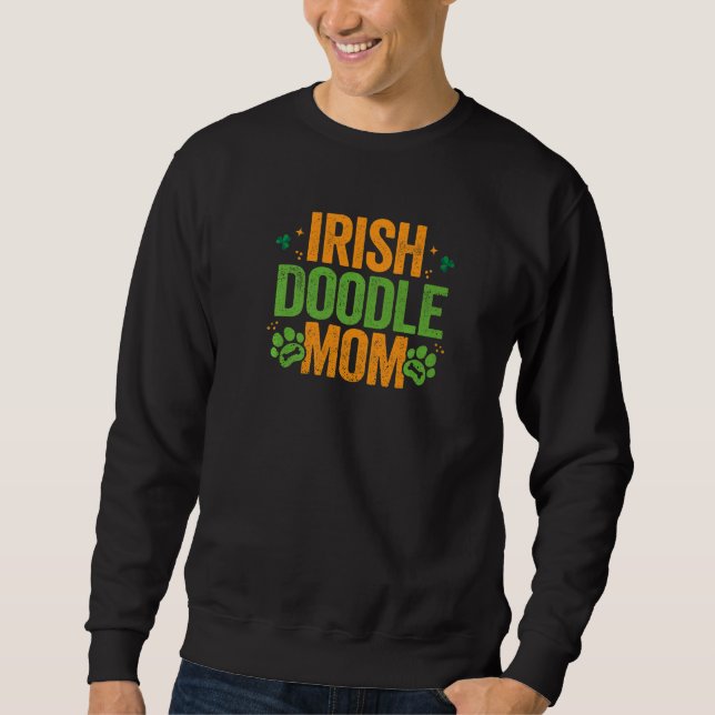 Moletom Irlandês Doodle Mãe Cachorro Mãe (Frente)
