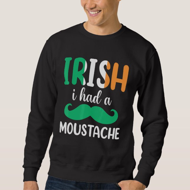 Moletom Irlandês Mustache (Frente)