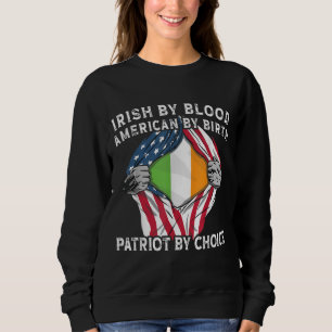 Moletom Irlandês por Blood American By Birth Irish America