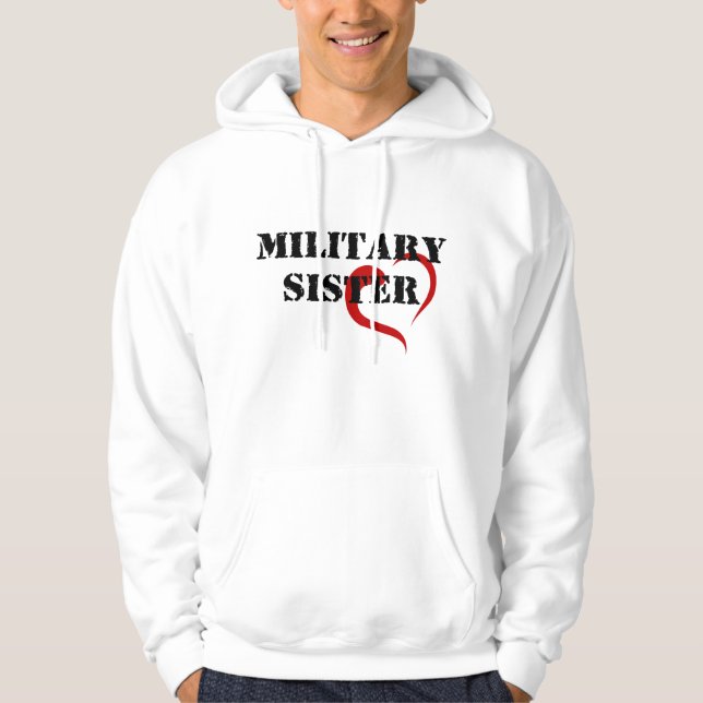 Moletom Irmã militar (Frente)