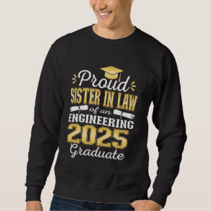 Moletom Irmã Super Orgulhosa Na Graduação De Engenharia De