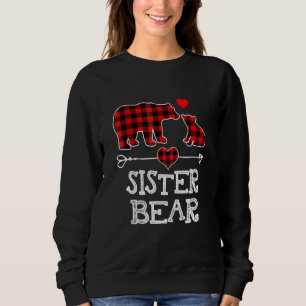 Moletom Irmã Urso, Xadrez Vermelho Buffalo Irmã Urso Pajam