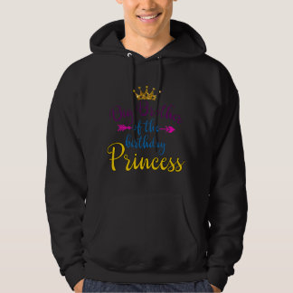 Moletom Irmão Mais Velho Da Princesa De Aniversário Fami C