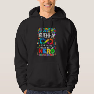 Moletom Irmão por Lei do Autismo Criando Herói Groovy Auti