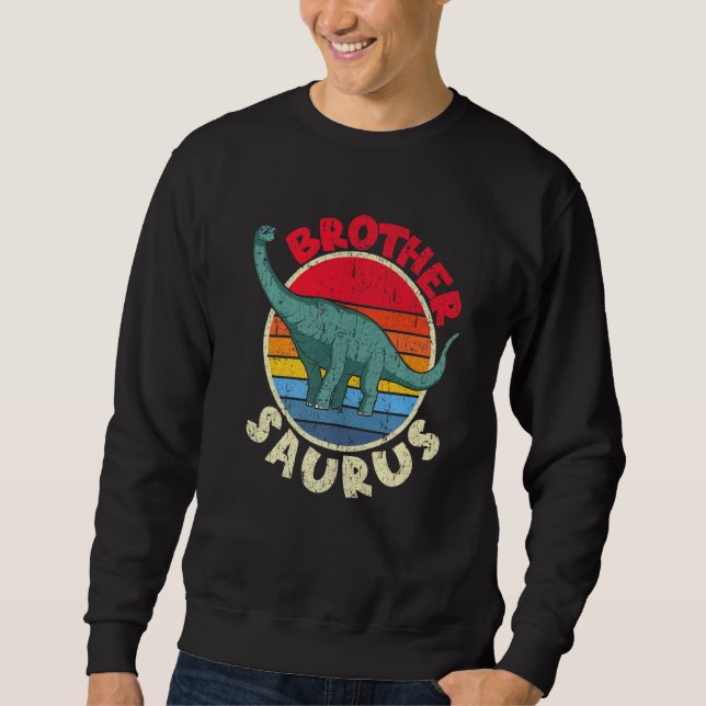 Moletom Irmão Saurus I Brachiosaurus Diplodocumentus I Fam (Frente)