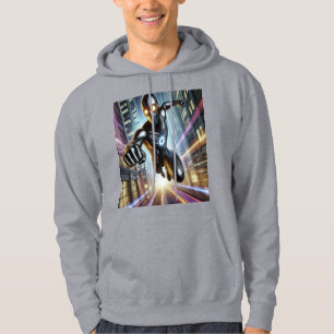 Moletom Ironman Futurist City Rush Hoodie - Neon Hero