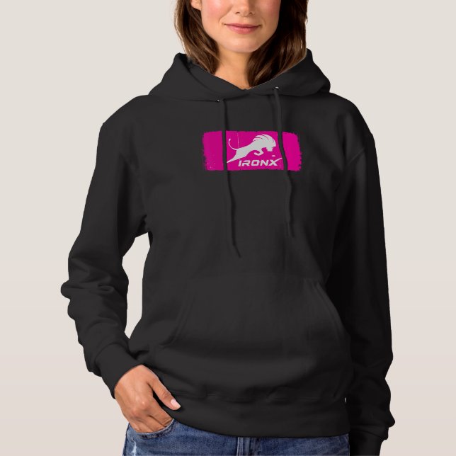 Moletom Ironx Ajustado Na Caixa Fuchsia (Frente)