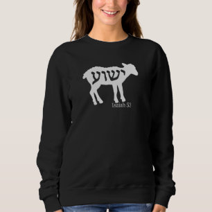 Moletom Isaiah 53 Lamb Yeshua Jesus