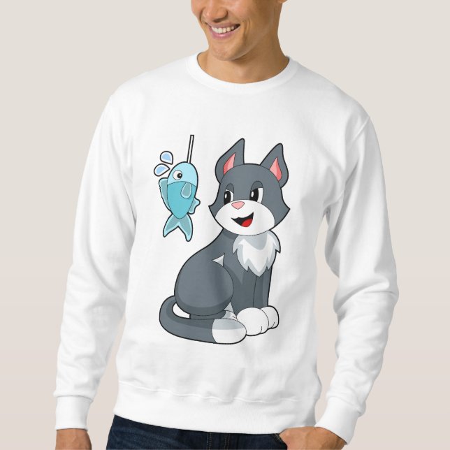 Moletom Isca de Peixe para Gatos (Frente)