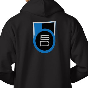 Moletom ISD Masculino Preto Azul Branco Estampa Costas Str