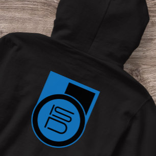 Moletom ISD Masculino Streetwear Logo Azul Preto 