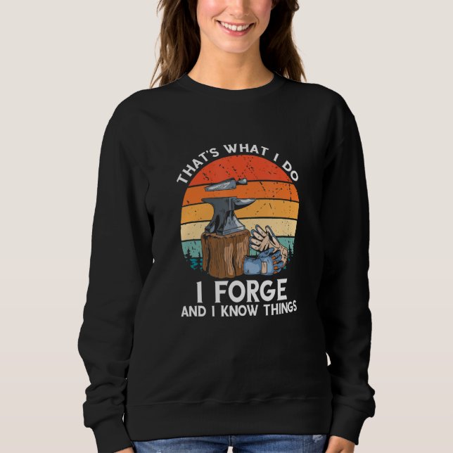 Moletom Isso É O Que Eu Faço Retro Ferraria Ferramentas de (Frente)