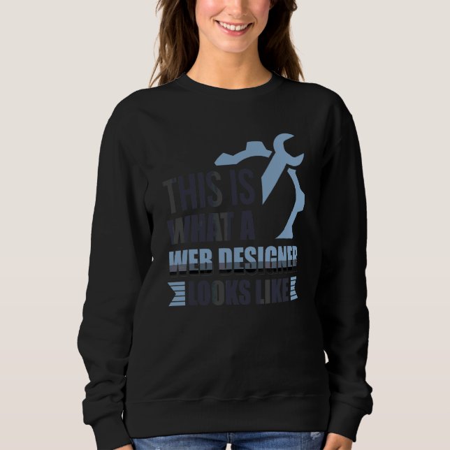 Moletom Isto É Como Um Designer Web Se Parece Programa Css (Frente)