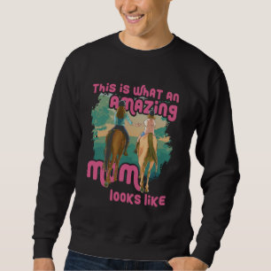 Moletom Isto é o que uma mãe maravilhosa se parece com Mul