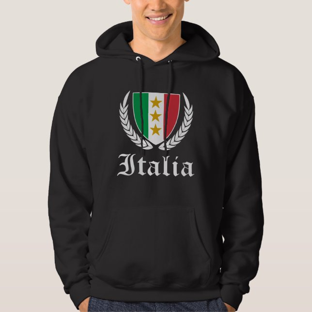 Moletom Italia Crest (Frente)