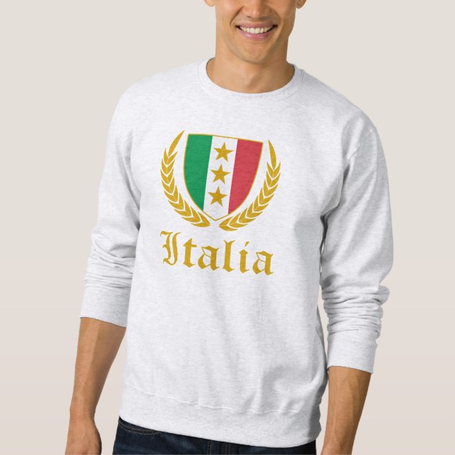 Moletom Italia Crest (Frente)