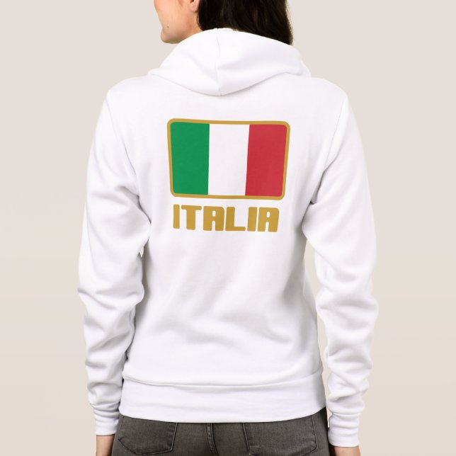 Moletom Italia Flag (Verso)