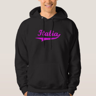 Moletom Italia Hoody cor-de-rosa