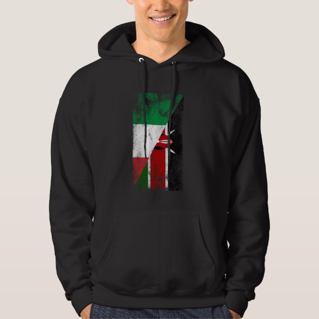 Moletom Itália Kenya Flags - Italiano Queniano (Frente)