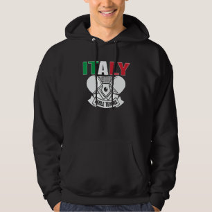 Moletom Itália Ping Pong Equipe de Tênis de Mesa Italian