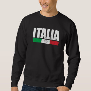 Moletom Italia Vintage - Itália Bandeira Itália