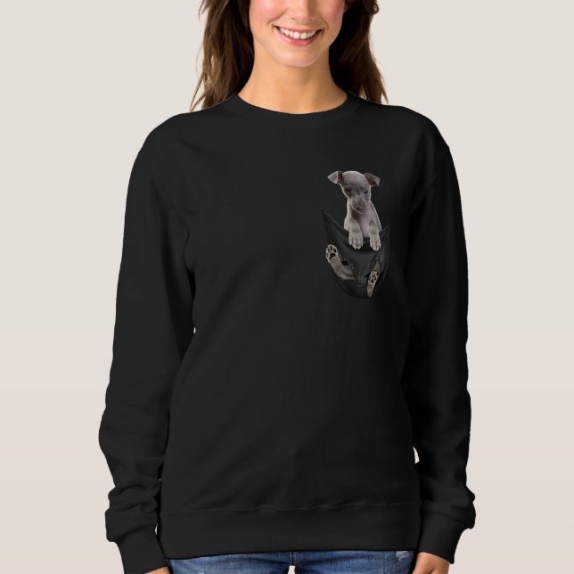 Moletom Italian Greyhound In Your Pocket Dogs Tee (Frente)