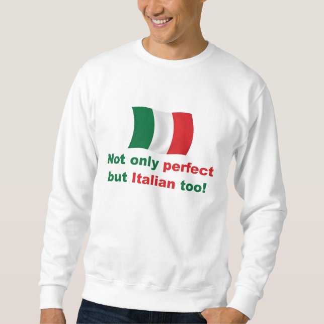 Moletom Italiano perfeito (Frente)