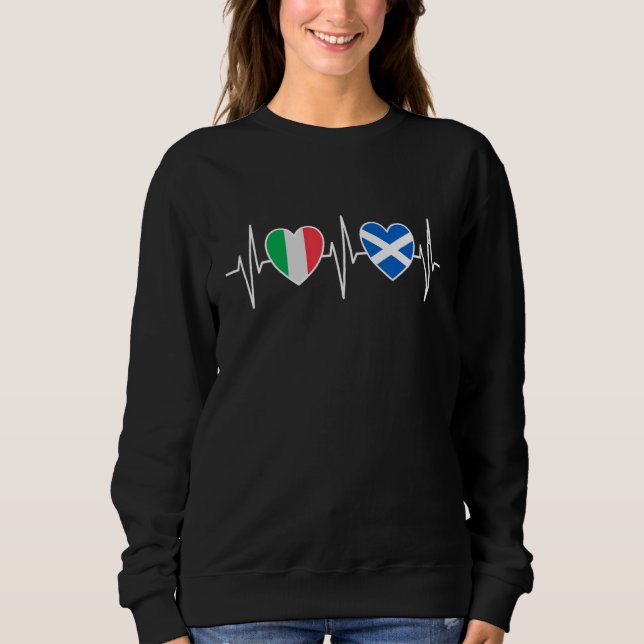 Moletom Italy And Scotland Scottish Flag Flags (Frente)