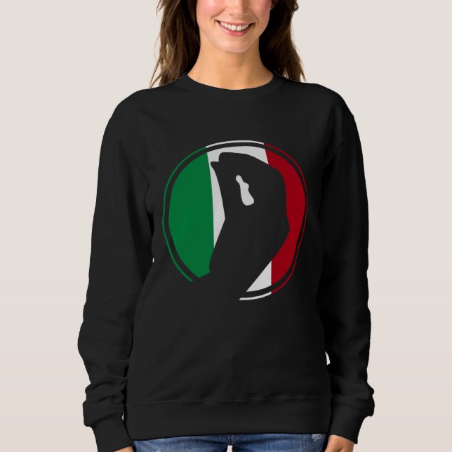 Moletom Italy Flag Italian Roots Humor  Italian Hand Gestu (Frente)