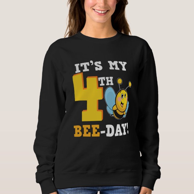Moletom It's 4th Bee Day Honey Beekeeper Apiary Beekeeping (Frente)