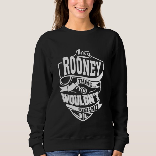 Moletom It's a ROONEY Thing Gifts (Frente)