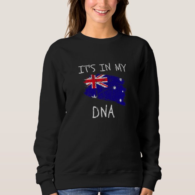 Moletom It's in my DNA Australia Flag Proud Australian Pri (Frente)