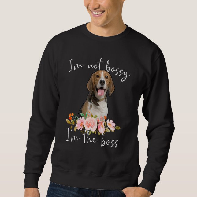 Moletom Iu2019m Não Bossy Iu2019m The Boss Beagle (Frente)