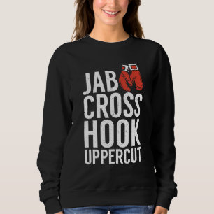 Moletom Jab Cross Hook Uppercut Sport Fighting Boxer