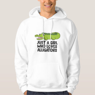 Moletom Jacaré Crocodilo Apenas Uma Garota Que Ama Jacaré