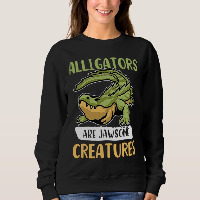 Moletom Jacaré Jacarés São Criaturas Jawsome (Frente)