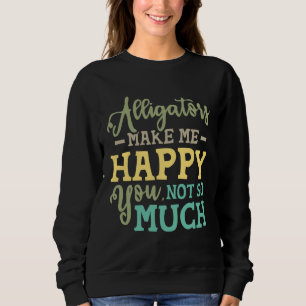 Moletom Jacaré Me Faz Feliz Você Não Tanto Anim Zoo