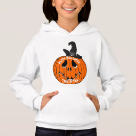 Moletom Jack O' Lantern Kids Chapéu de Bruxa Hallo