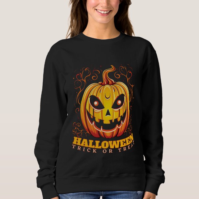 Moletom Jack-O-Lanterna Halloween Pumpkin (Frente)