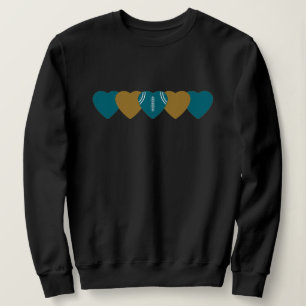 Moletom Jacksonville Jaguars Heart Dark