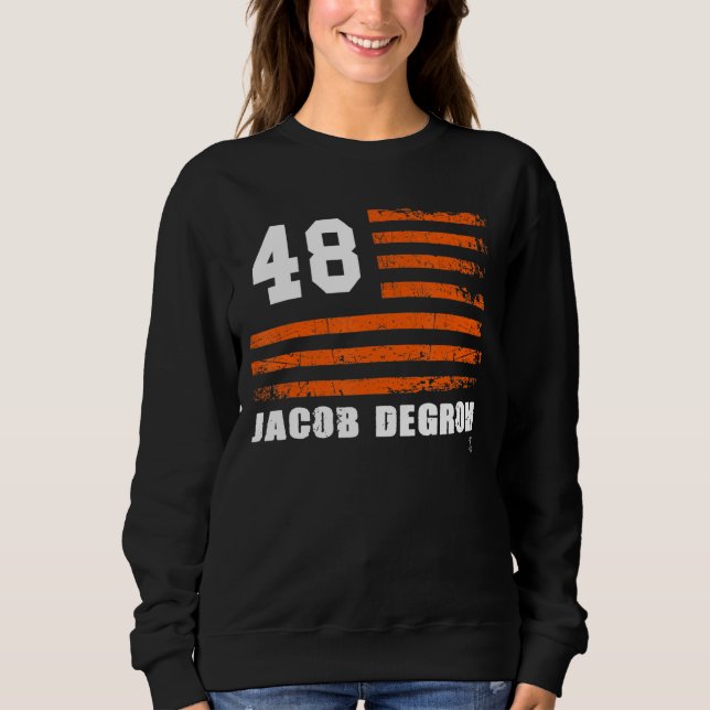 Moletom Jacob Degrom Vintage Flag Gameday (Frente)