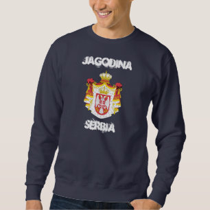 Moletom Jagodina, Sérvia com casaco de armas
