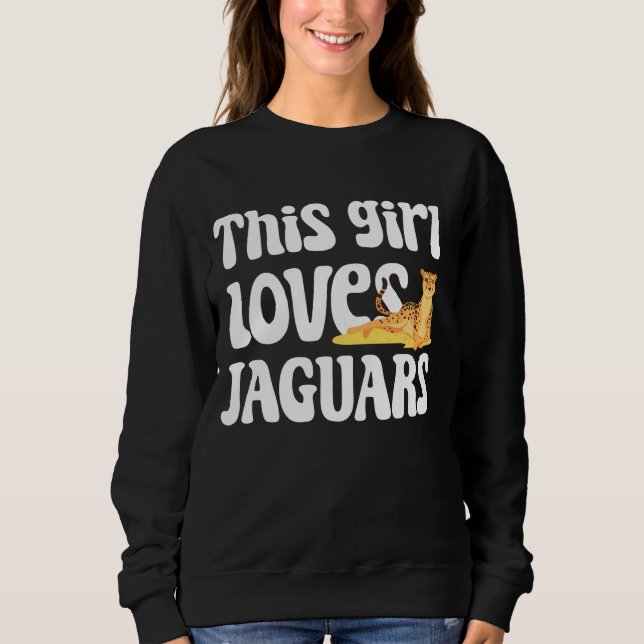 Moletom Jaguar Shirt Girls Jaguar Lover Jaguars (Frente)