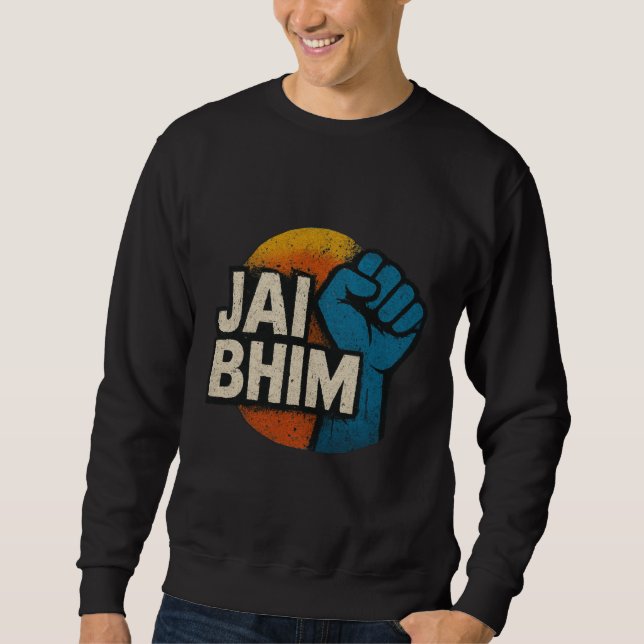 Moletom Jai Bhim | Símbolo de Igualdade e Justiça (Frente)