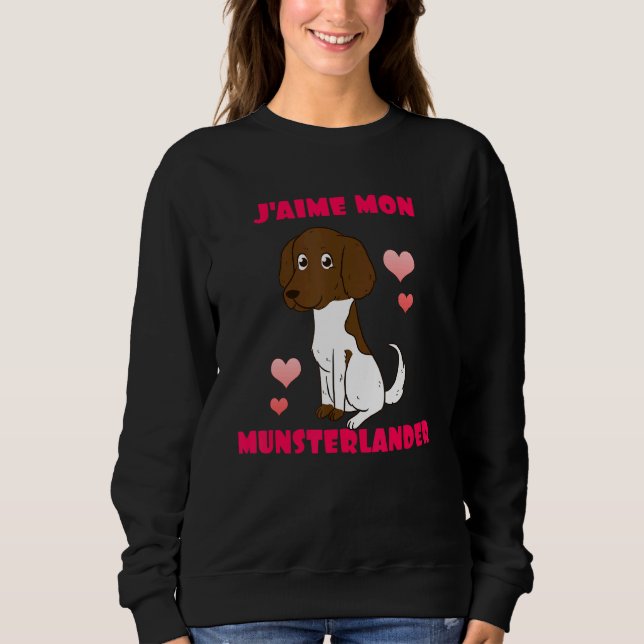 Moletom J'aime Mon Munsterlander Soft Dog (Frente)